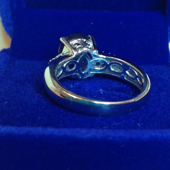 Color Change Fluorite & Zircon Ring  4.50 Cts
